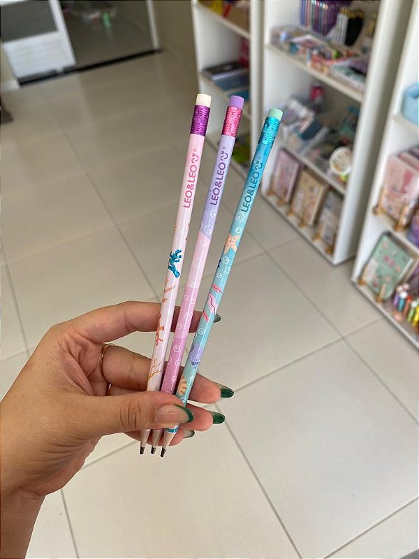 Lápis grafite HB Fundo do Mar SORTIDO