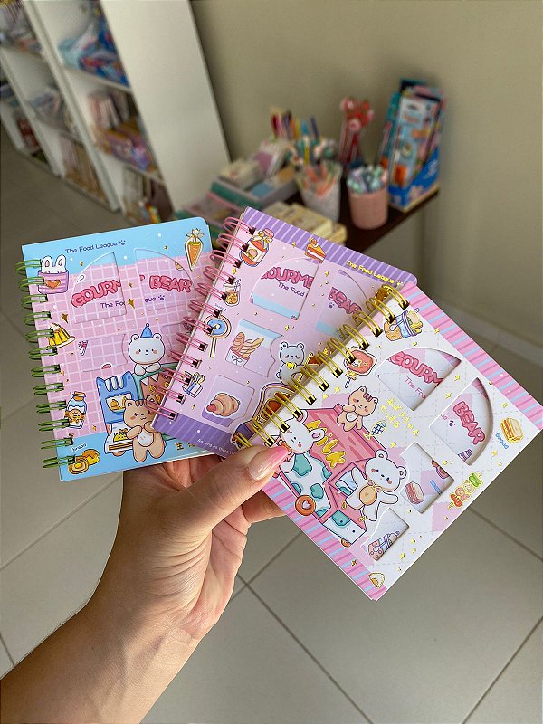 Mini caderno Ursinho
