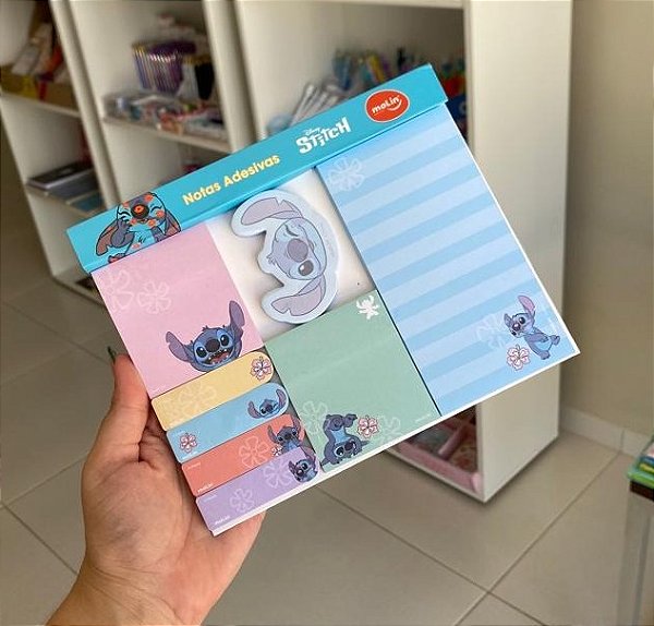 Bloco de notas adesivas Stitch