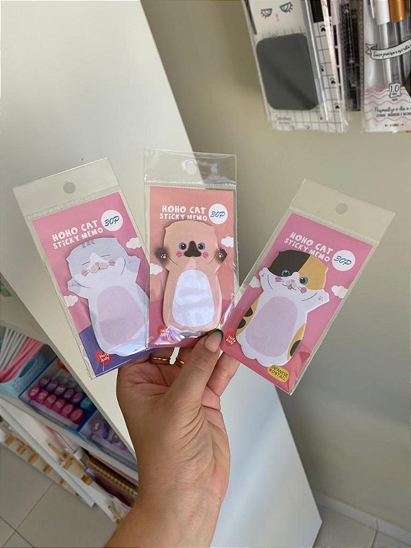 Bloco autoadesivo Gatinho