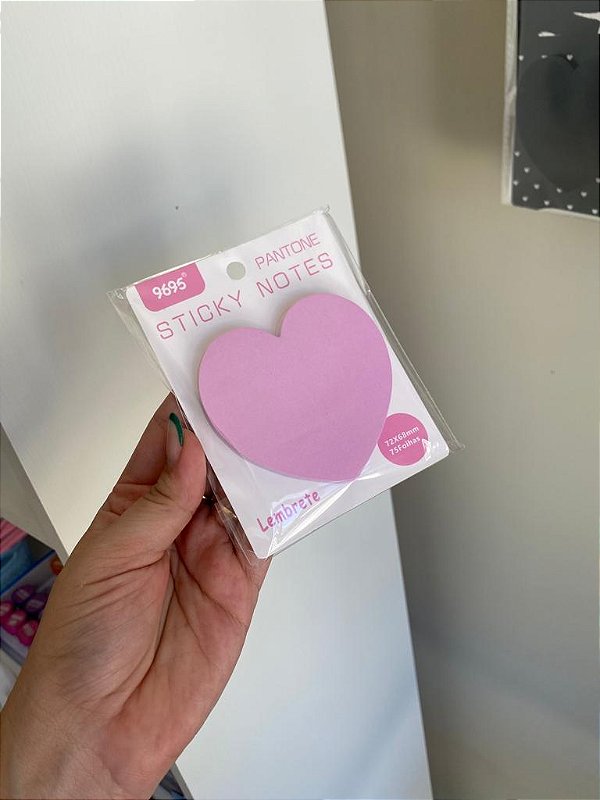 Bloco autoadesivo Coração