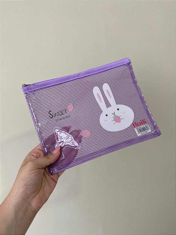 Bolsa plástica telada estampada M