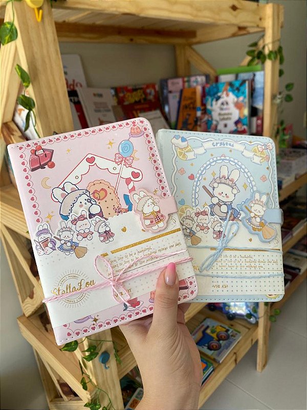 Caderno Luxo Coelhinhos