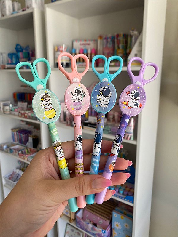 OFERTA Caneta Astronauta + Tesoura
