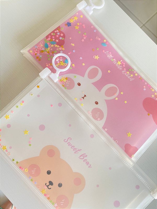 Bolsa com Brilhinho Zip Bag