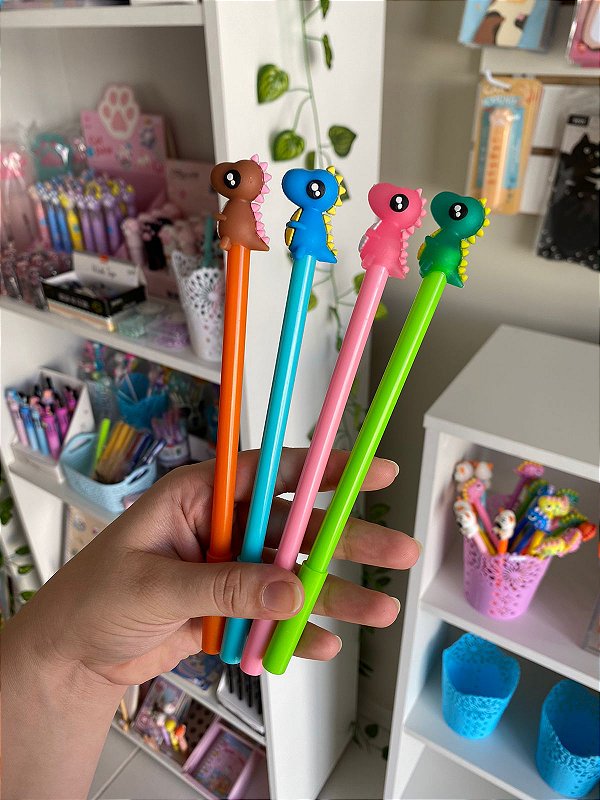 OFERTA Caneta Fofa T-Rex