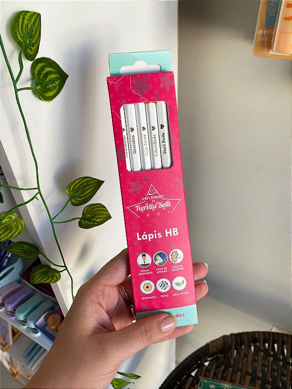 Caixa 6 Lápis HB Frases