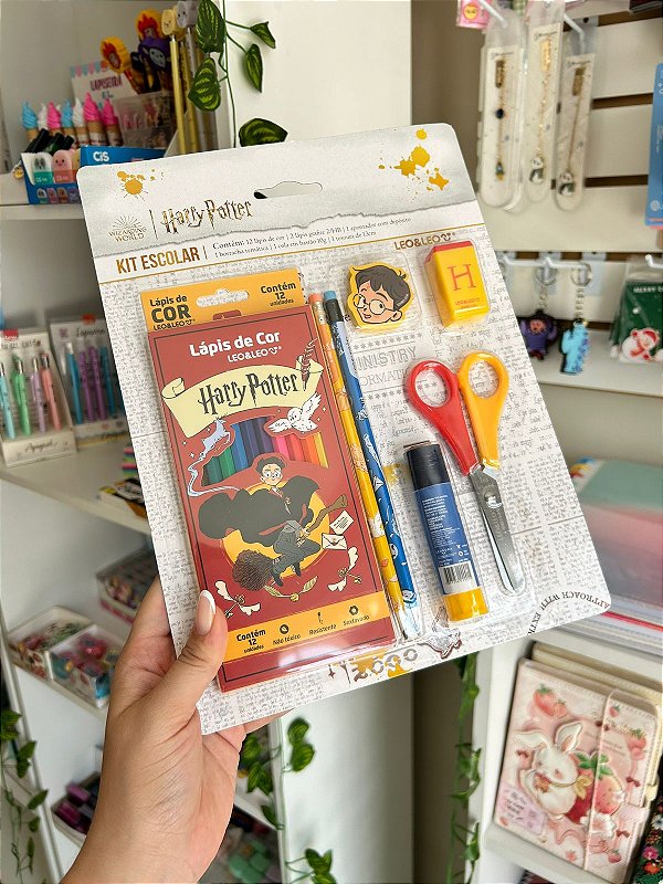 Kit Escolar Harry Potter 18 Itens