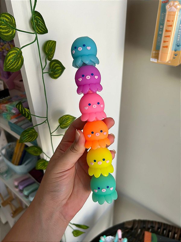 Marca Texto Polvo: Torre c/5 Cores