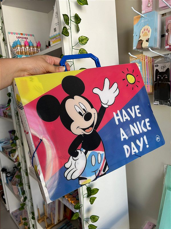 Pasta Maleta Mickey com Alça