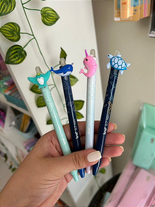 Caneta Apagável Fundo do Mar