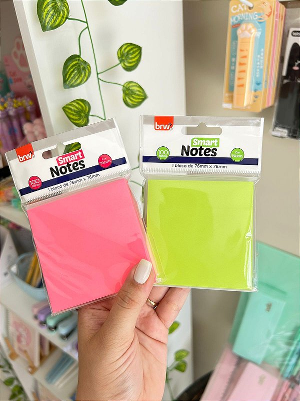Smart Notes Neon Quadrado BRW