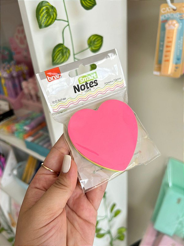 Smart Notes Coração 4 Cores