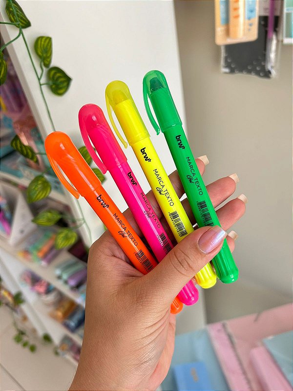 Marca Texto Fluorescente em Gel