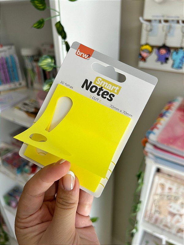 Bloco Autoadesivo Smart Notes Cut Wow BRW