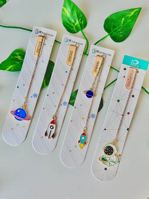 Marca Página Metálico Espaço