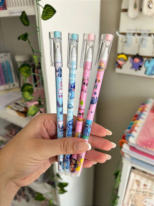 Caneta Gel Stitch Estampada