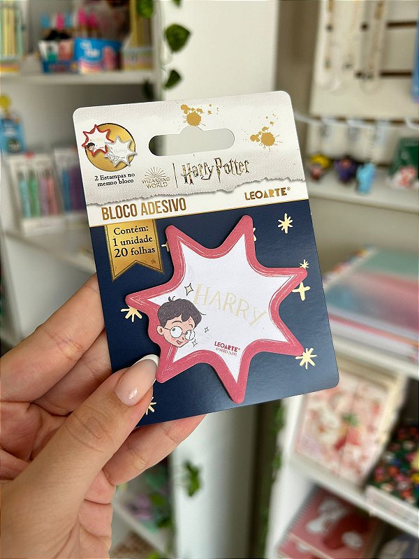 Bloco Autoadesivo Harry Potter