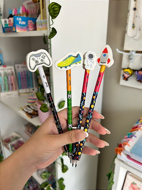 Lápis HB Com Borracha Adventure