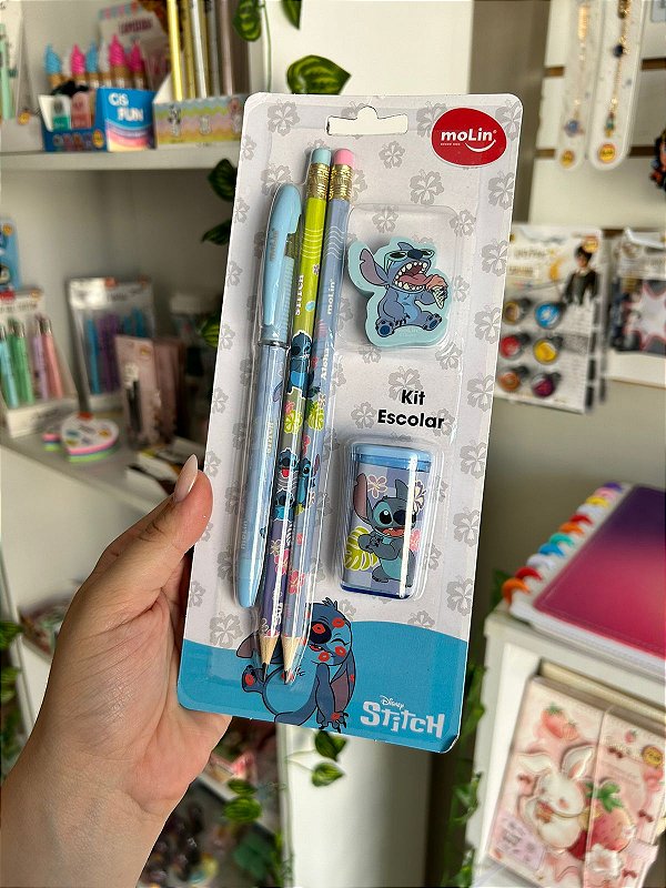 Kit Escolar Stitch Molin