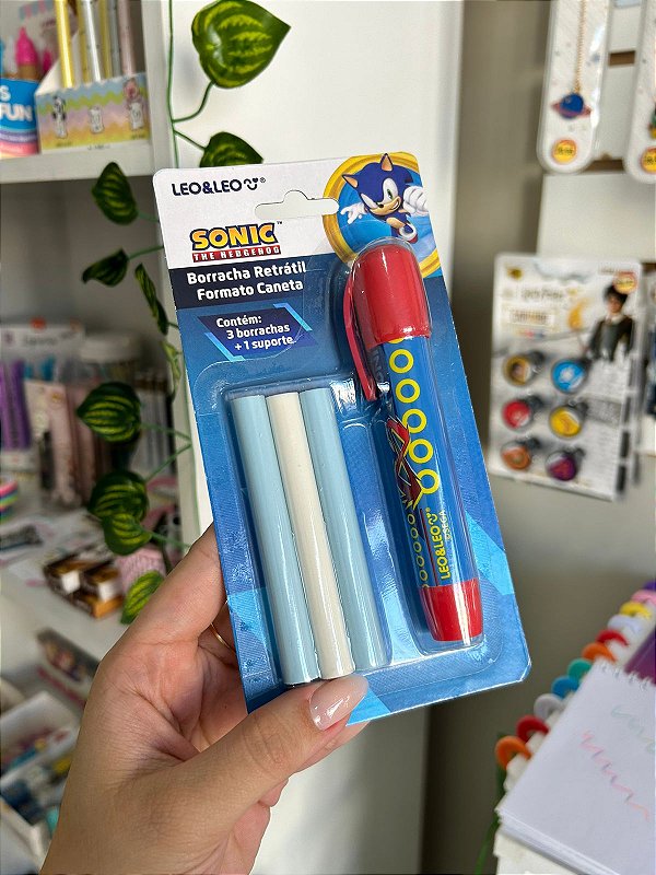 Caneta Borracha Sonic