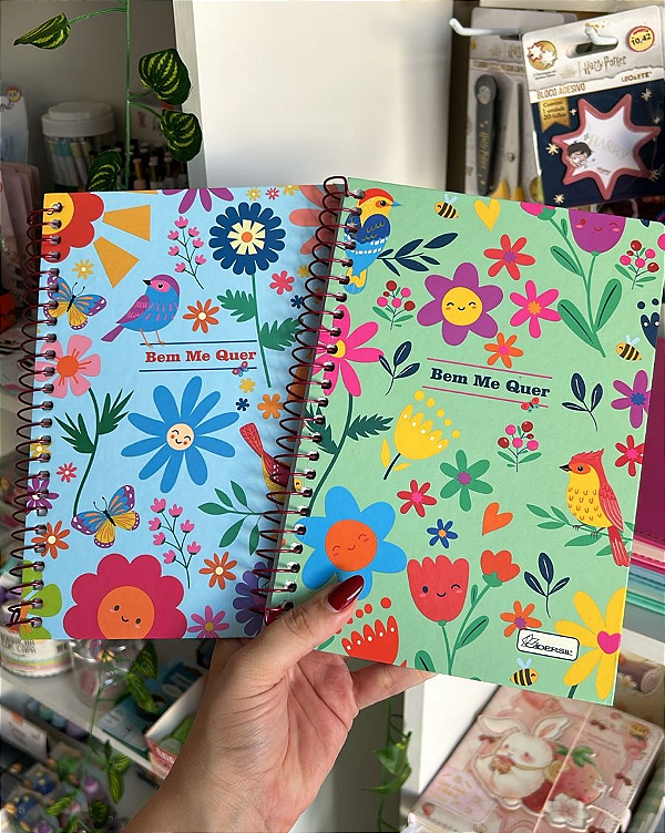 Caderno Espiral Bem Me Quer A5