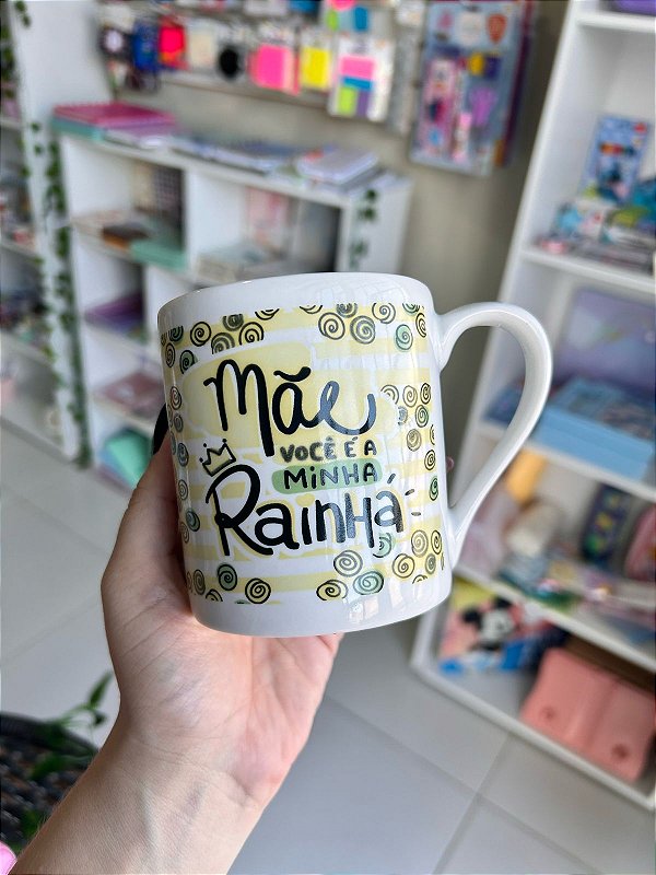 Caneca Mãe Você É Minha Rainha 325ml
