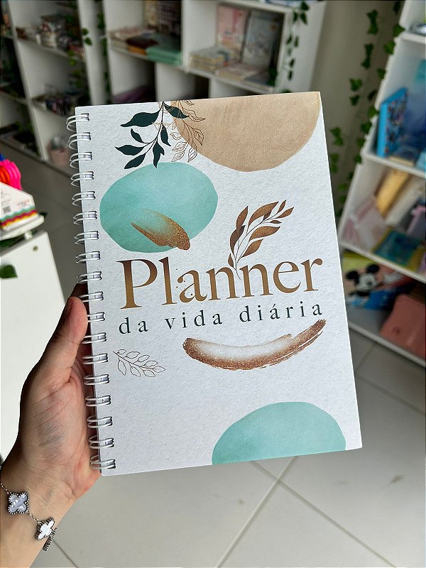 Planner Da Vida Diária Marrom