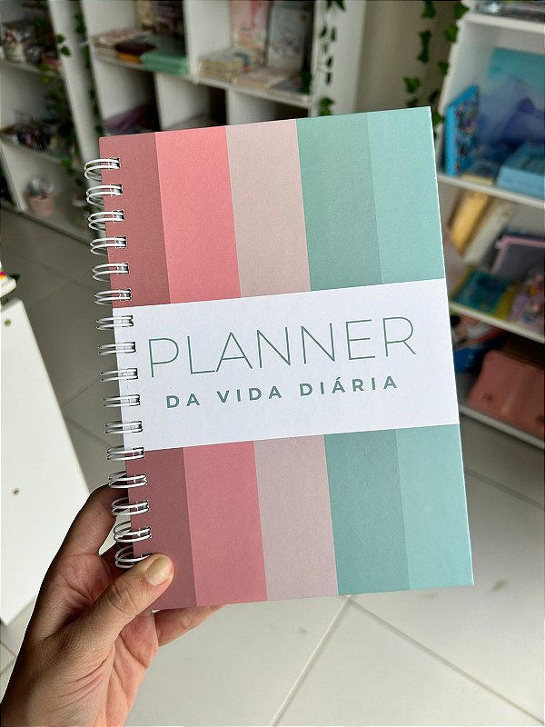 Planner Da Vida Diária Color Barras