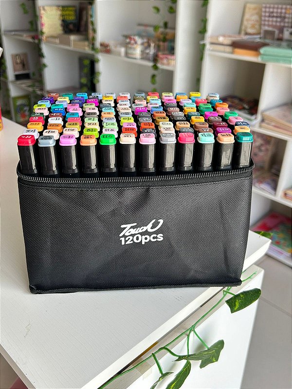 Caneta Touch Dupla 120 Cores