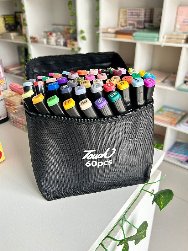 Caneta Touch Dupla 60 Cores