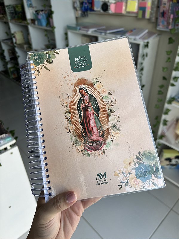 Diário Bíblico 2026 Espiral Nossa Senhora de Guadalupe