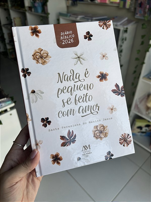 Diário Bíblico 2026 Capa Dura Santa Teresinha