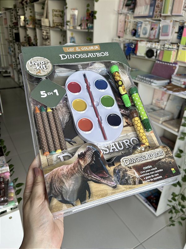 Ler & Colorir: Dinossauros