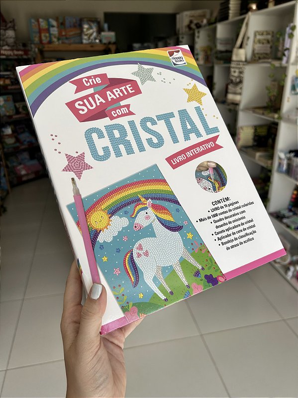 Livro Interativo: Crie Sua Arte Com Cristal