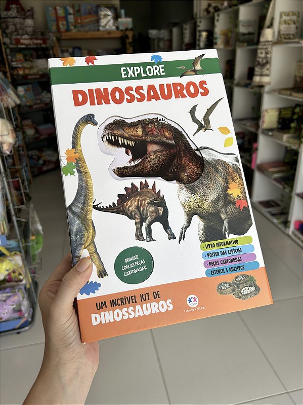 Box Com Pôster: Dinossauros