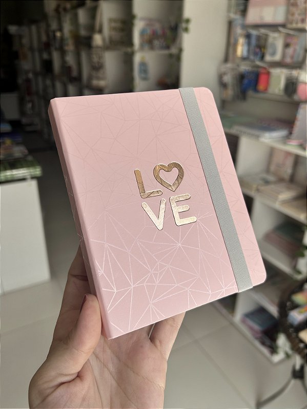 Caderno SystemFlex Mini Coleção Pink Stone