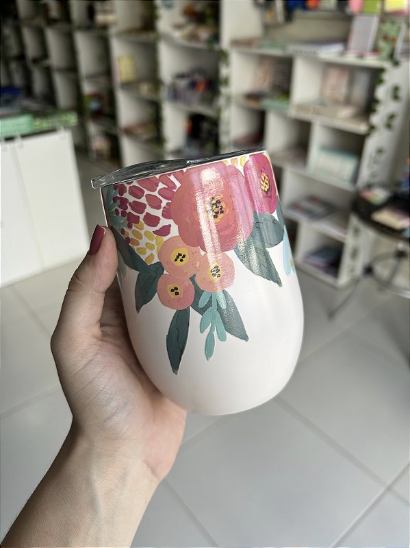 Copo Térmico Botanicals 350ml Plastcover