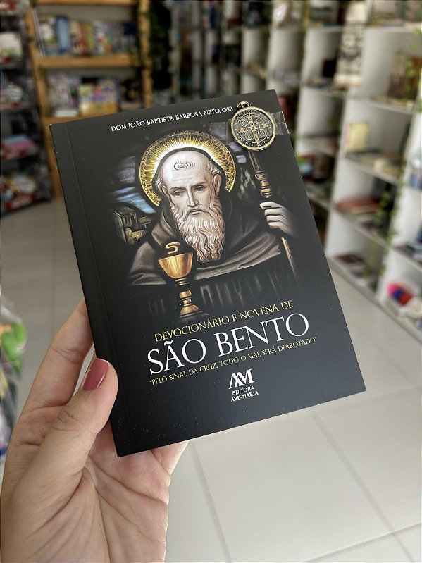 Devocionário e Novena de São Bento + Medalha