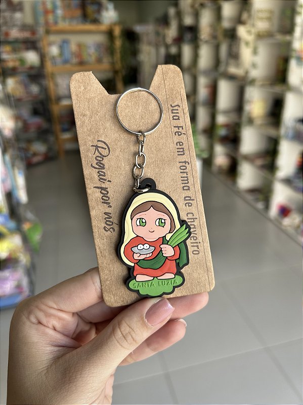 Chaveiro 2D Santa Luzia