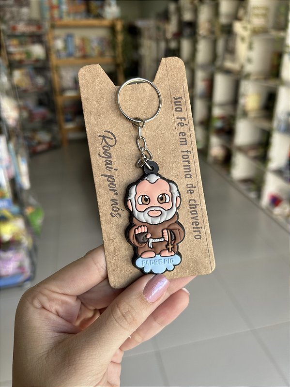 Chaveiro 2D São Padre Pio
