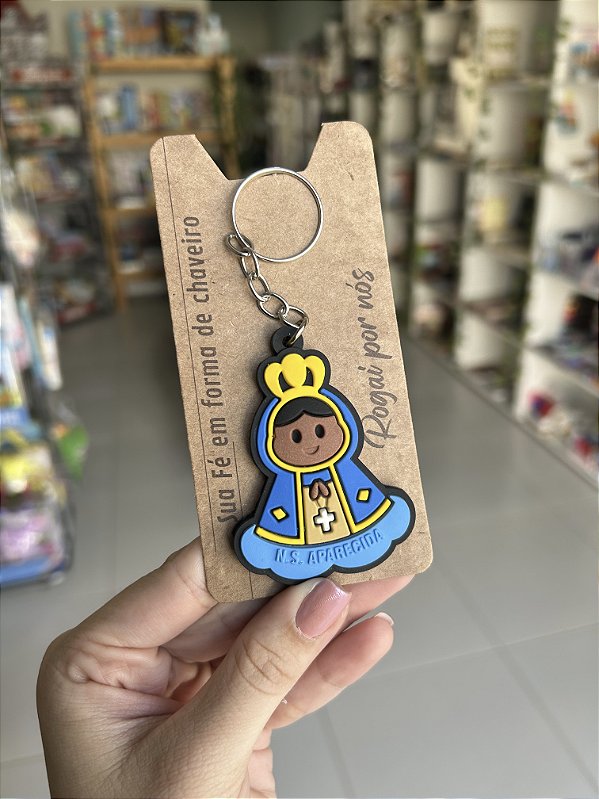 Chaveiro 2D Nossa Senhorinha Aparecida