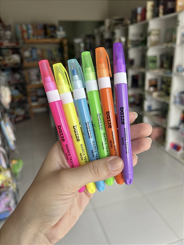 Marca Texto Neon Bazze