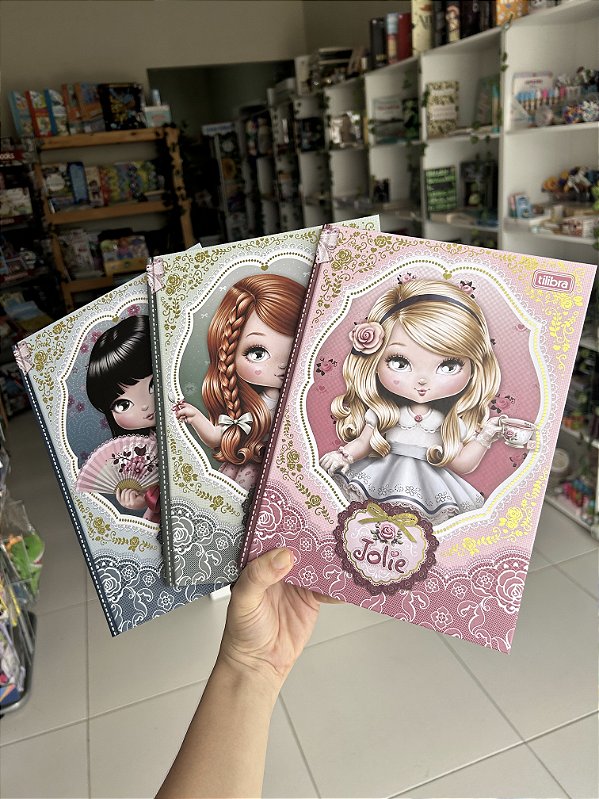 Caderno Brochura Colegial Jolie Tilibra