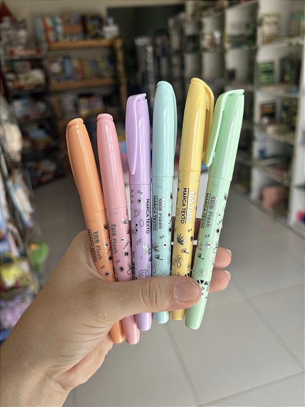 Marca Texto Flash Pastel Tris