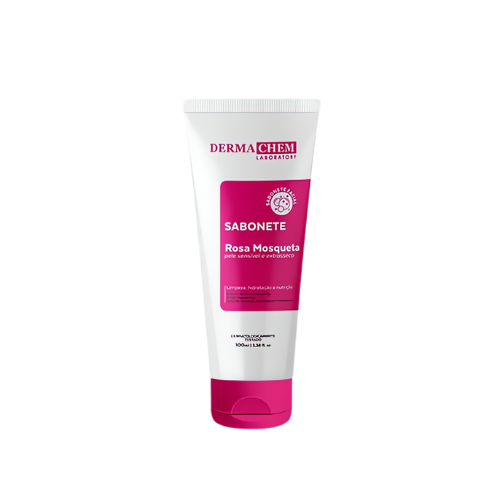 Sabonete Facial Rosa Mosqueta 100ml - Dermachem