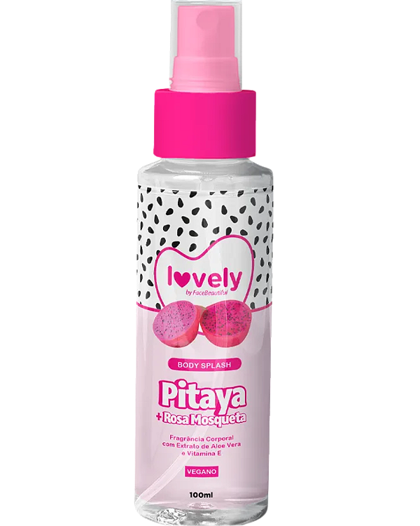 Body Splash Pitaya 200ml Vegano - Face Beautiful