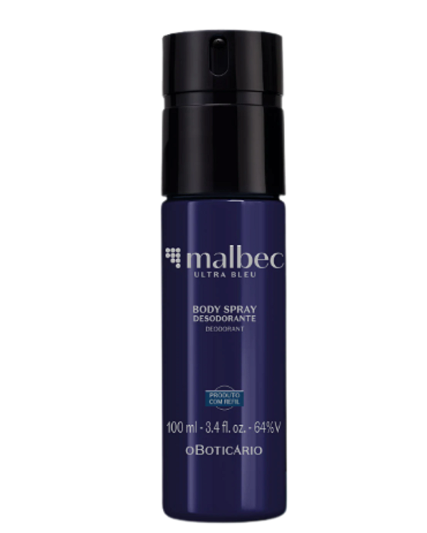Body Spray Malbec Ultra Bleu 100ml - OBoticário