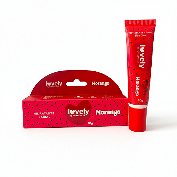 Hidratante Labial Morango 10g - Face Beautiful