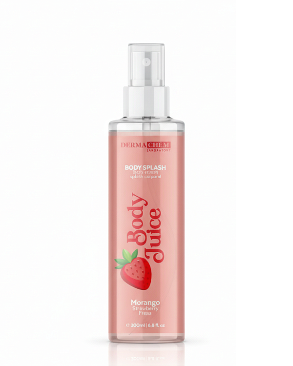 Body Splash Morango 200ml - DermaChem